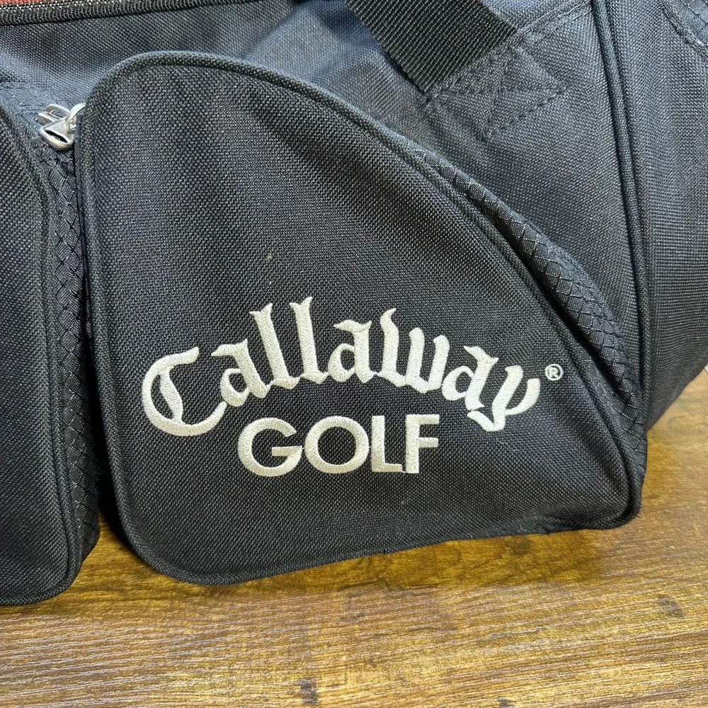 Callaway Golf OGIO‎ Black Duffel Bag Travel Gym Carry On Ripstop Multi-Pocket